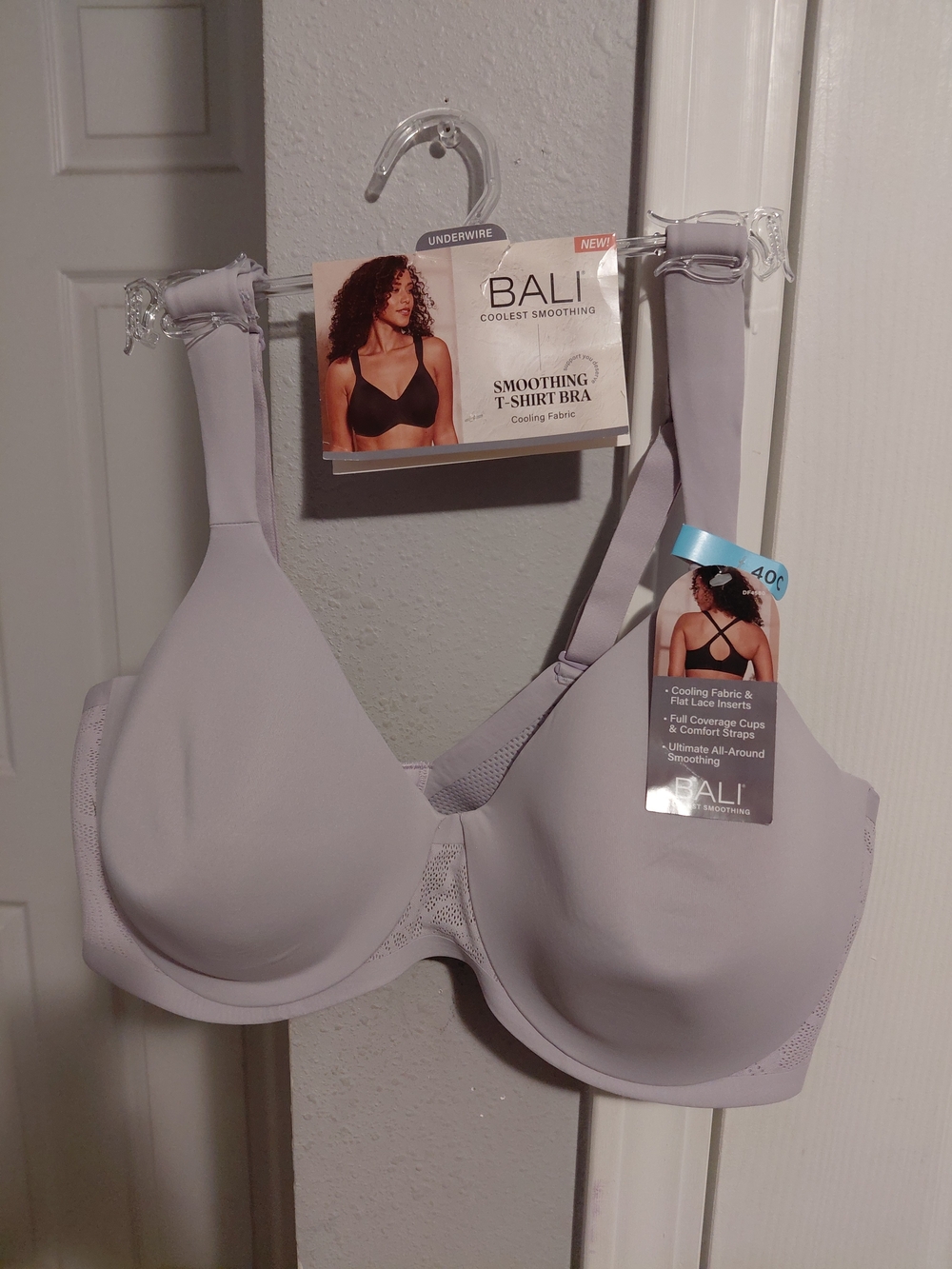 Bali Smoothing T-Shirt Bra - Light Lavender